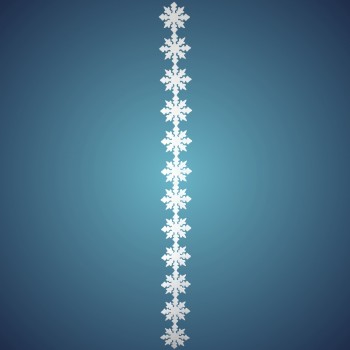 Nostalgiesterngirlande aus schwer entflammbarer Schneewatte, Dicke: ~ 2 cm, 30 Sterne à 17 cm, Länge: ~ 450 cm