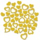 Streudeko Herzen aus Filz in gelb