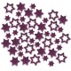 Streudeko Sterne aus Filz in lila