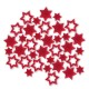 Streudeko Sterne aus Filz 25 g Beutel / rot